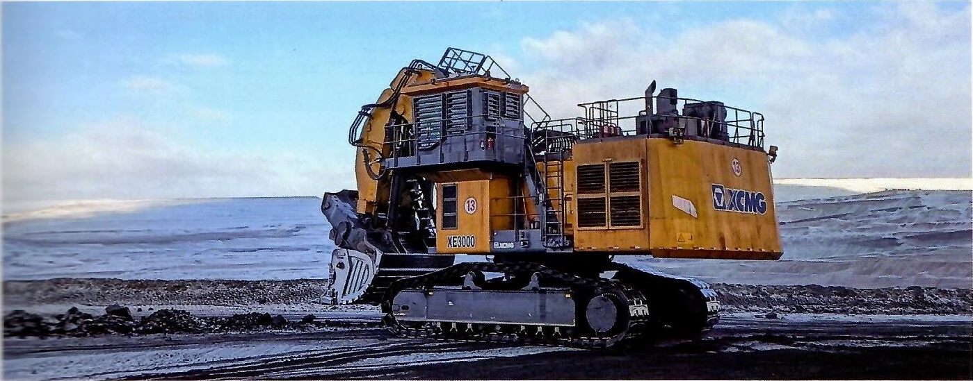 Карьерный экскаватор с фронтальной лопатой XCMG, техника этой серии — фото 1