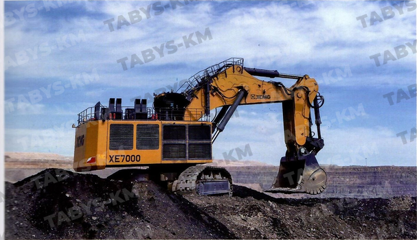 Карьерный экскаватор XCMG XE7000 (обратная лопата)