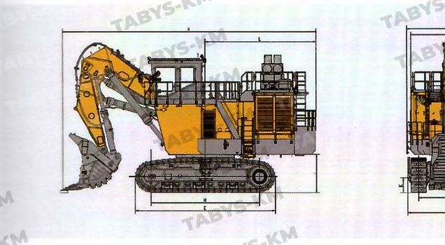 Карьерный экскаватор с фронтальной лопатой XCMG XE1350 (фронтальная лопата)