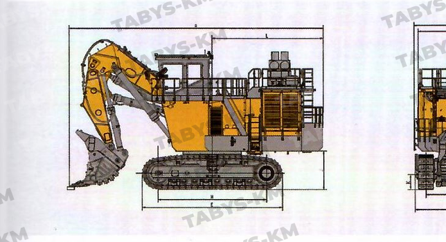 Карьерный экскаватор с фронтальной лопатой XCMG XE5600 (фронтальная лопата)
