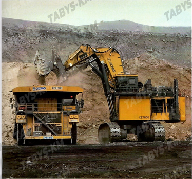 Карьерный экскаватор с фронтальной лопатой XCMG XE7000 (фронтальная лопата)